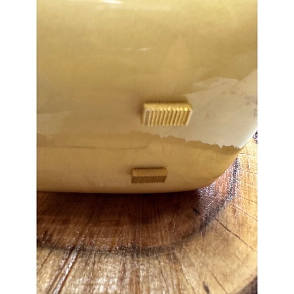 Vtg Lucite Box Purse Rhinestone Embellished Handle White Stag? Wilardy? Read - Picture 7 of 16